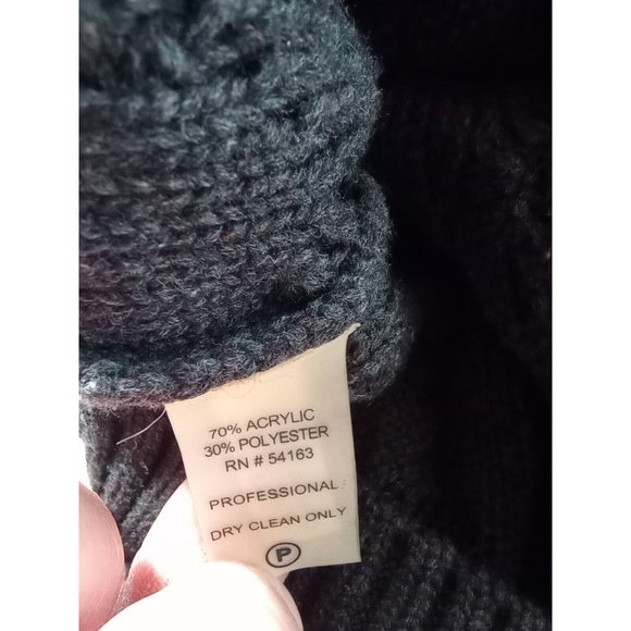 Calvin Klein Size Small Gray Turtleneck Long sleeve Sweater Dress - Picture 7 of 8